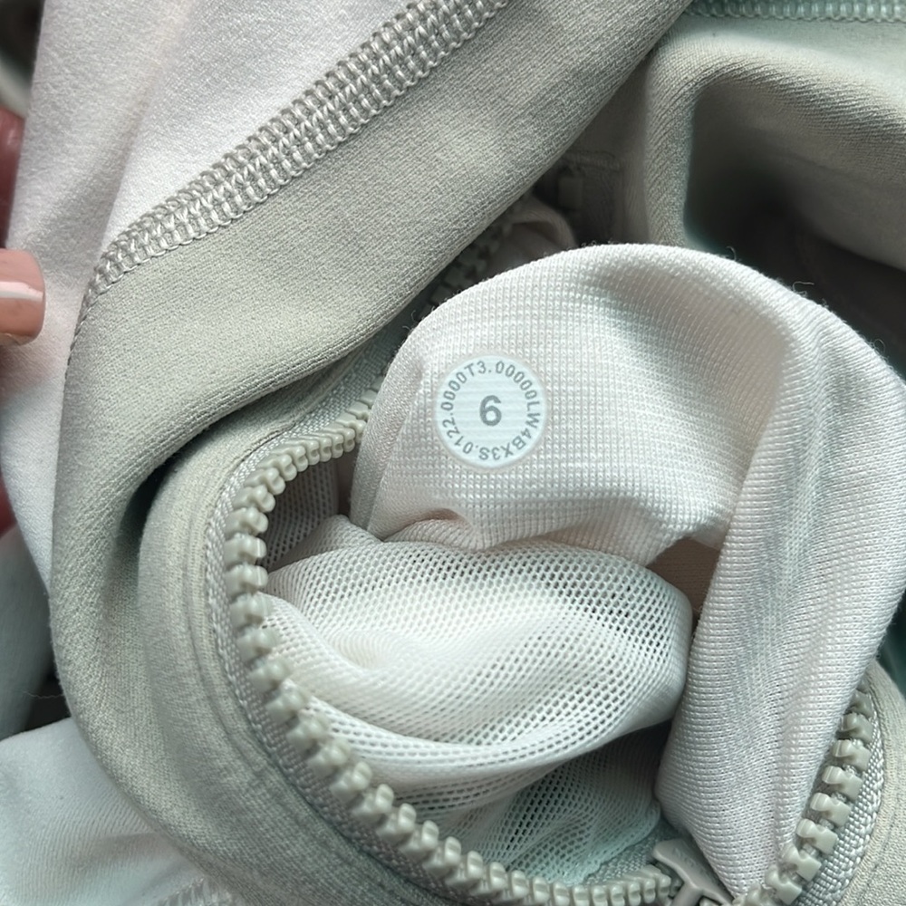 Lululemon Throwback Shape Jacket Raw Linen/White … - image 8